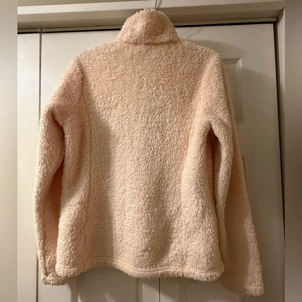 Patagonia Women's Light Pink 3/4 Zip Sherpa in Size M - Picture 3 of 5